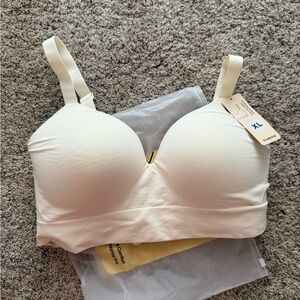 Truekind Daily Comfort Wirefree Shaper Bra Womens XL Comfort Support